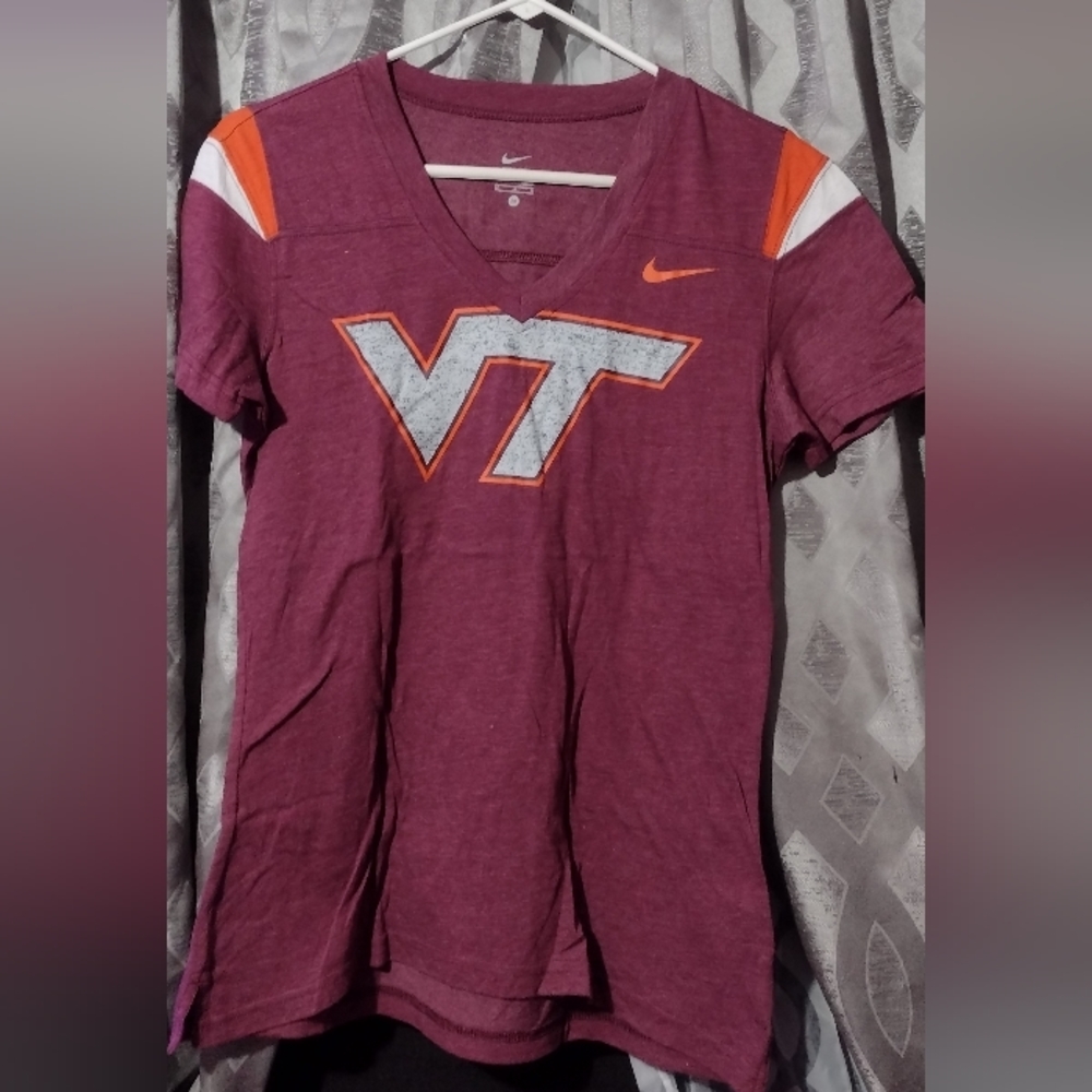 Hokies Nike Women's Medium #1 T-shirt.